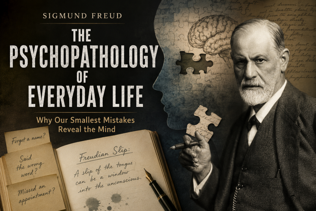 Cover of Sigmund Freud's 1901 book The Psychopathology of Everyday Life